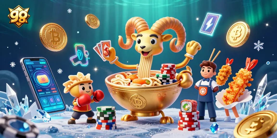 Go 88 features a dynamic casino scene with characters and cryptocurrency elements in action.