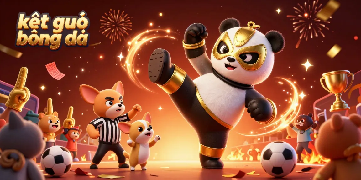 Experience the excitement of kết quả bóng đá as tiny animal fans cheer with golden foam fingers.