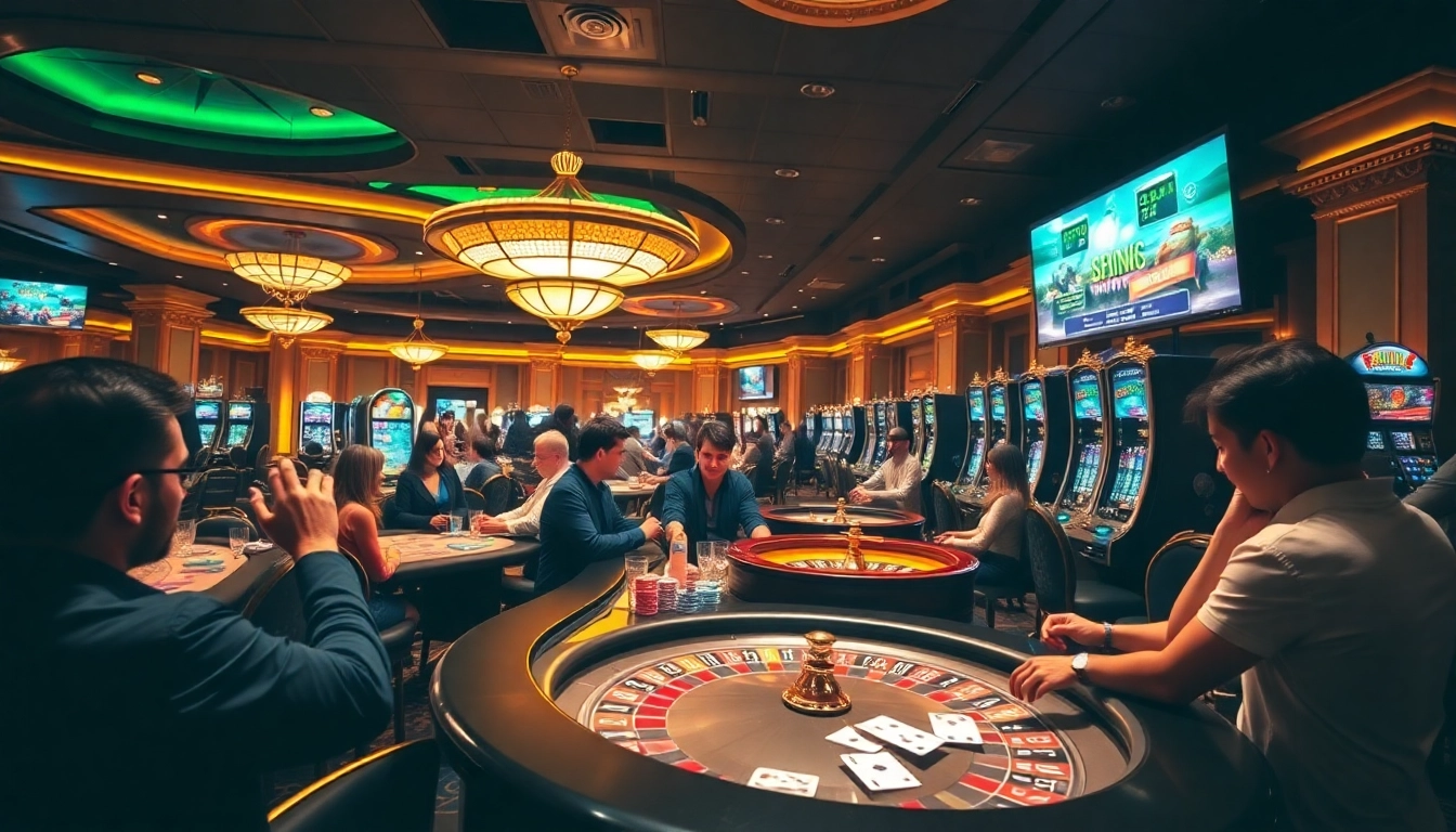 Experience thrilling gaming at https://ku88it.com/ with players at poker, roulette, and slot machines.