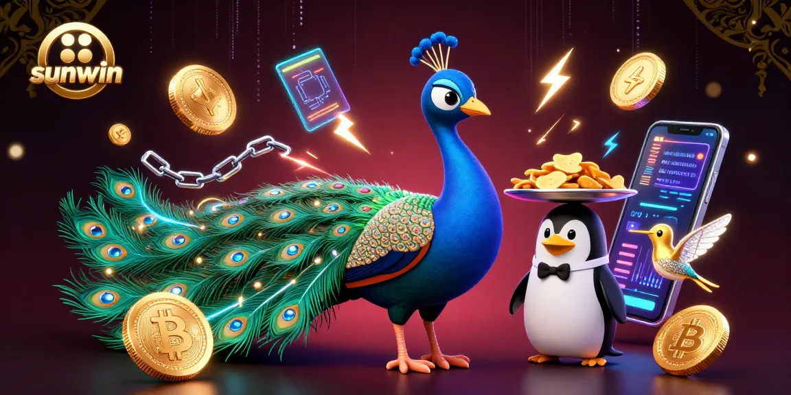 Engage in the sunwin casino experience with vibrant gaming elements, captivating characters, and crypto action.