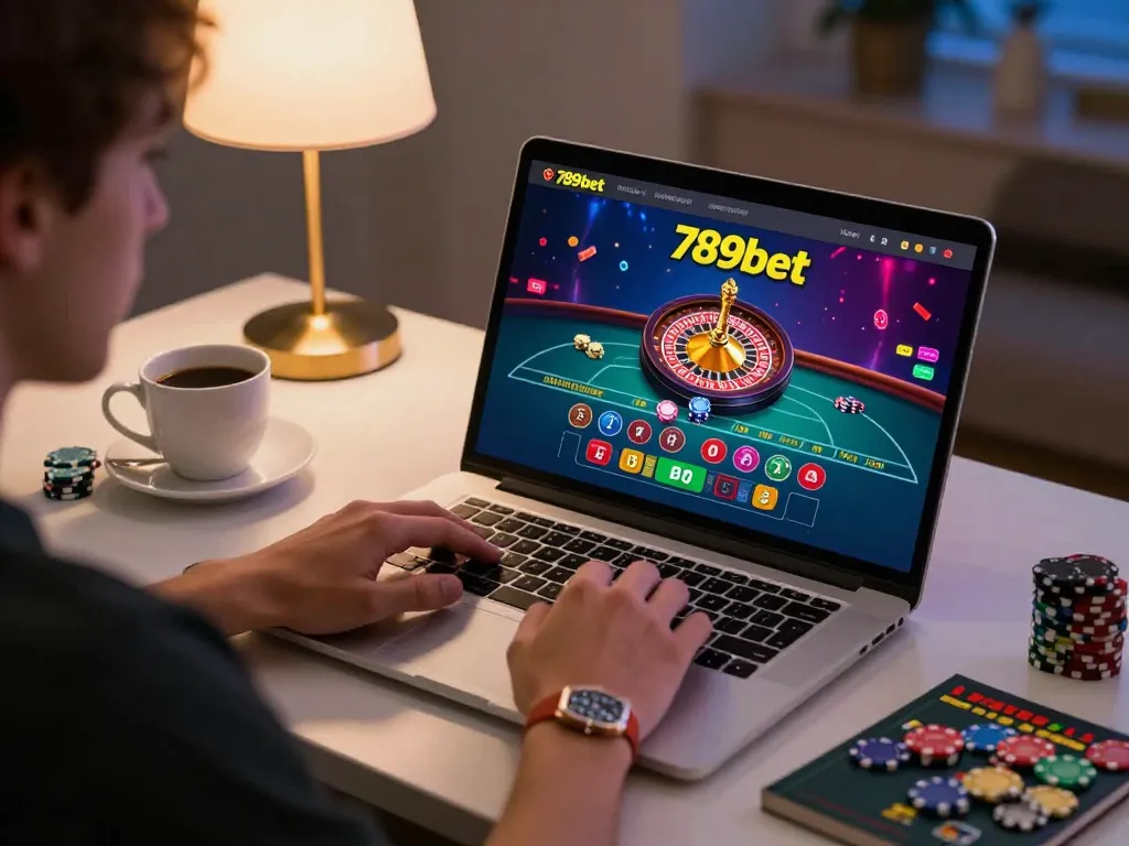 Engaging gameplay on 789bet as a player places bets on a live roulette table with vibrant casino visuals.