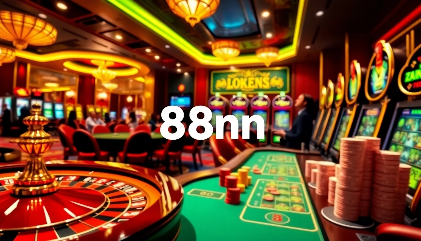 Players engaging in high-stakes excitement at 88nn's vibrant online casino tables.