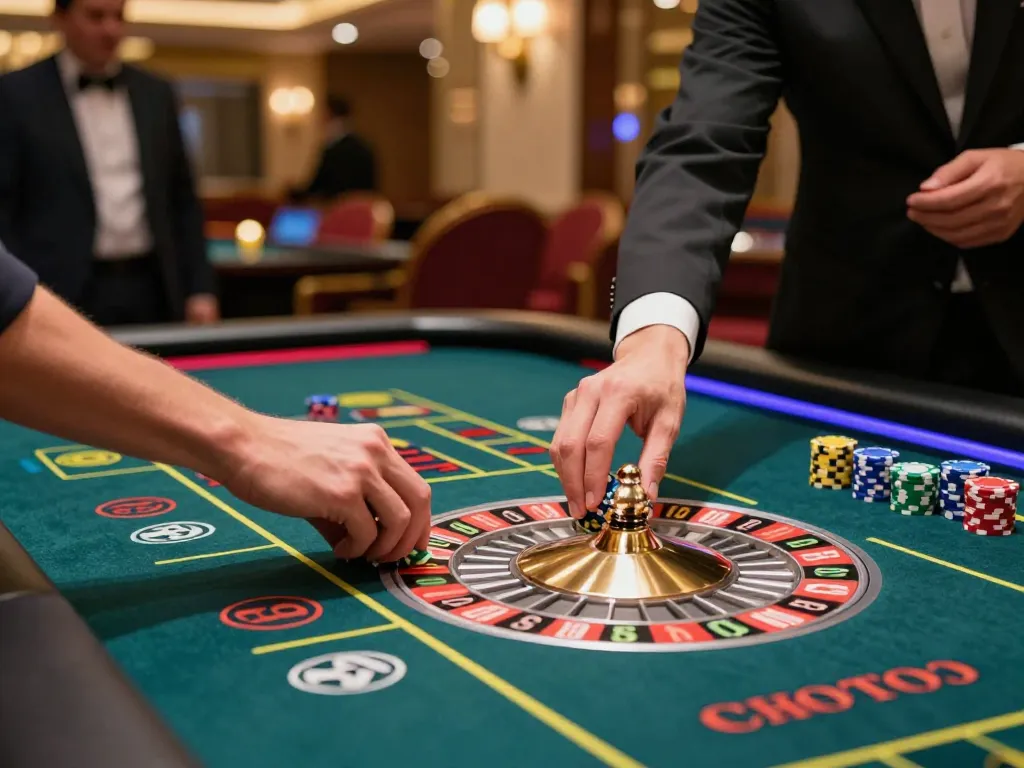 Player placing bets at an electronic roulette table at https://tip88xyz.com/, capturing the thrill of casino excitement.