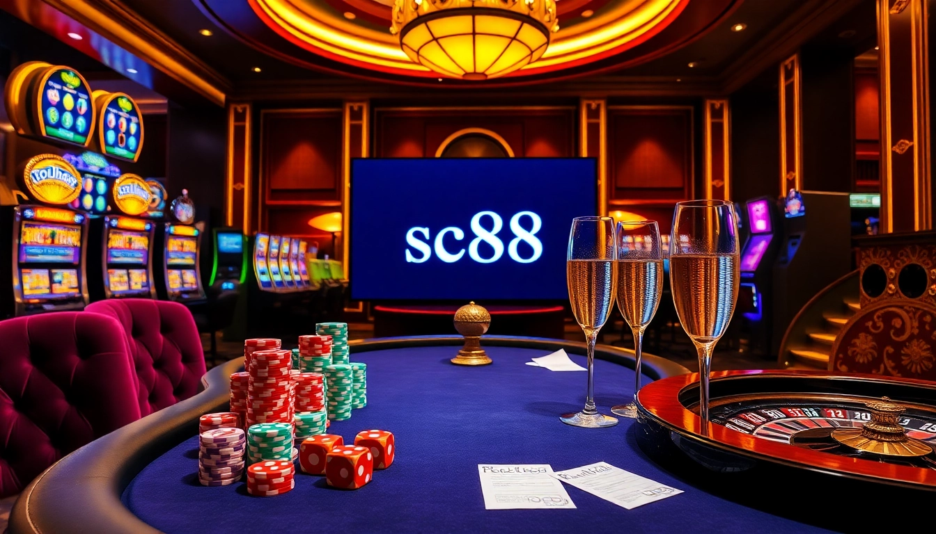 Experience high-stakes action at the casino with sc88 chips and vibrant roulette.
