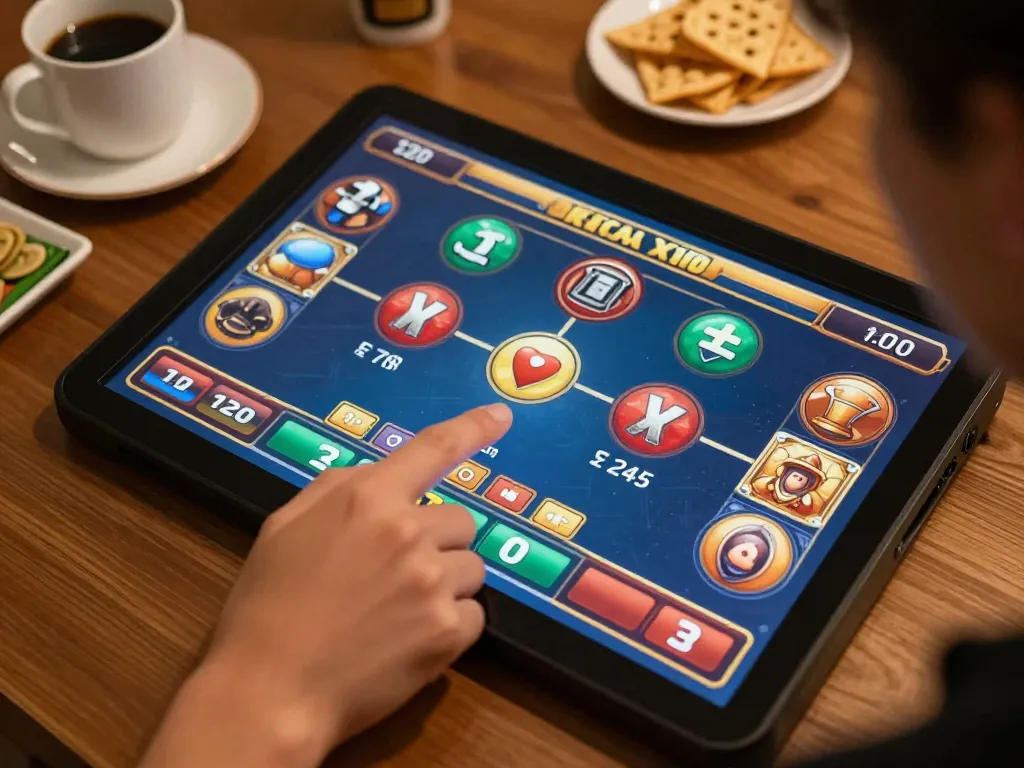 Tai Xiu Online gaming moment on taixiuonlinego with vibrant graphics and betting options.