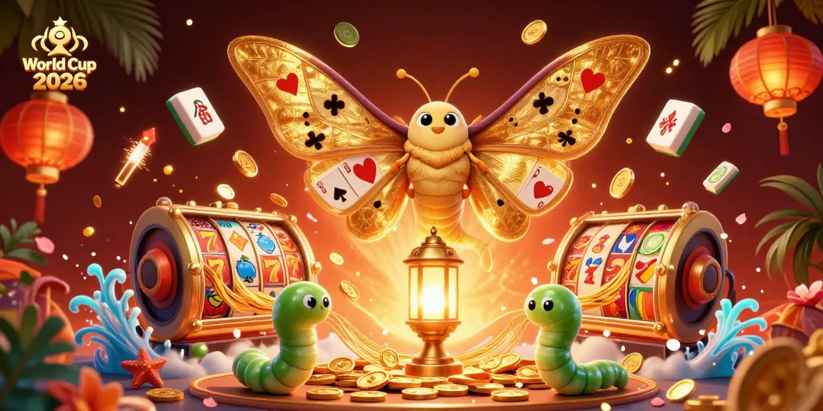 Spin the reels at World Cup 2026 with a dazzling moth and dynamic casino elements!