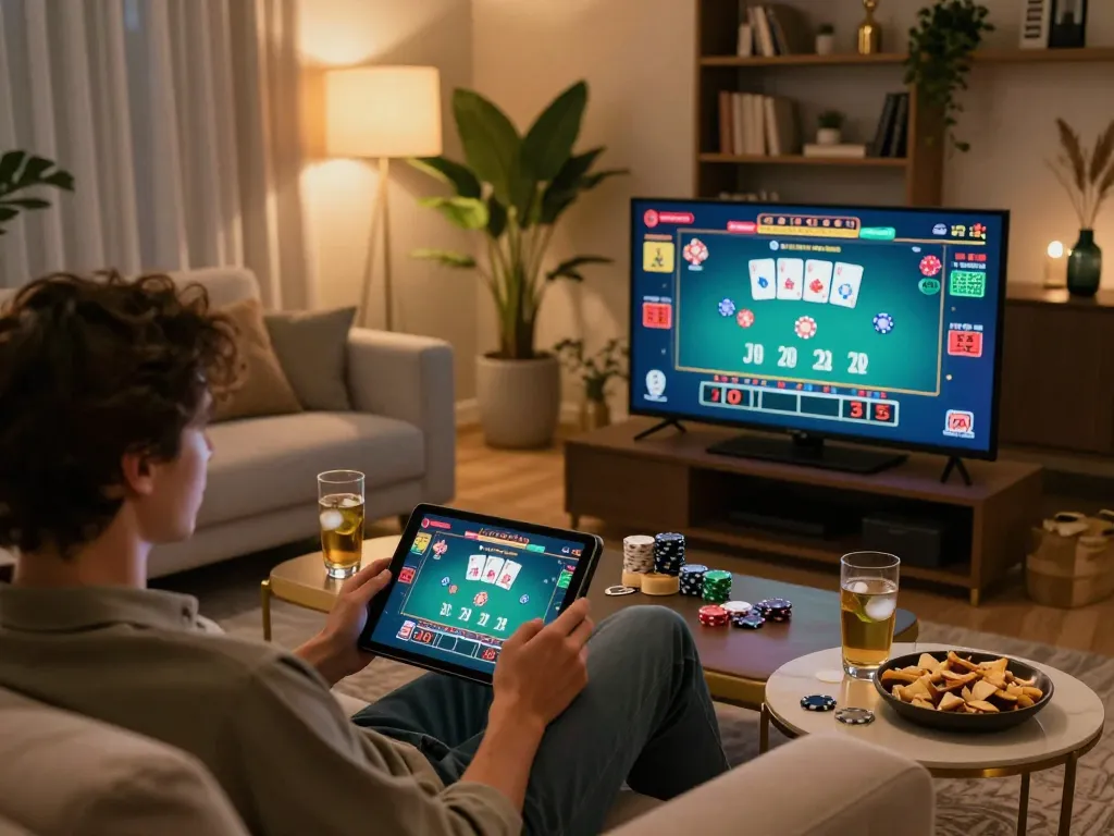 Experience live dealer blackjack at home with EE88, enjoying strategic gameplay and comfort.