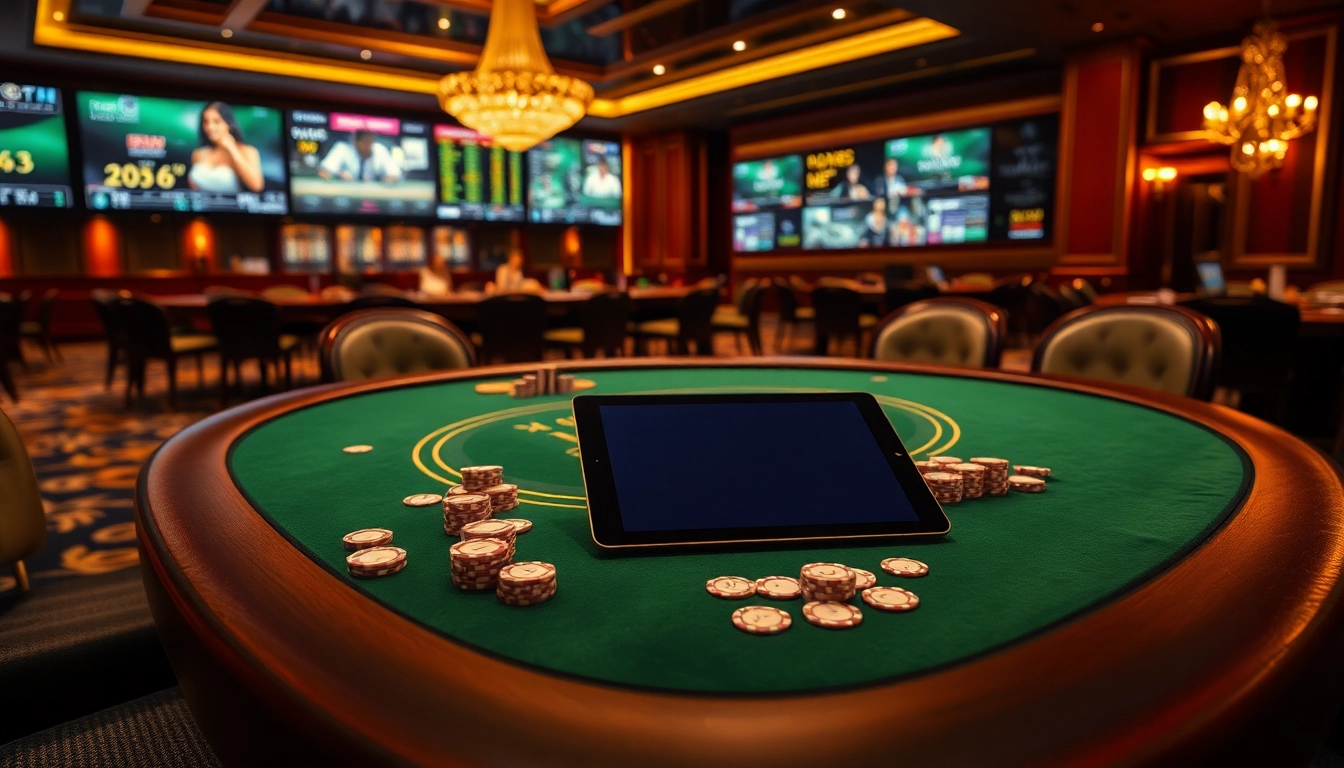 Engaging poker action at trang chủ da88 with luxurious chips and high-stakes ambience.