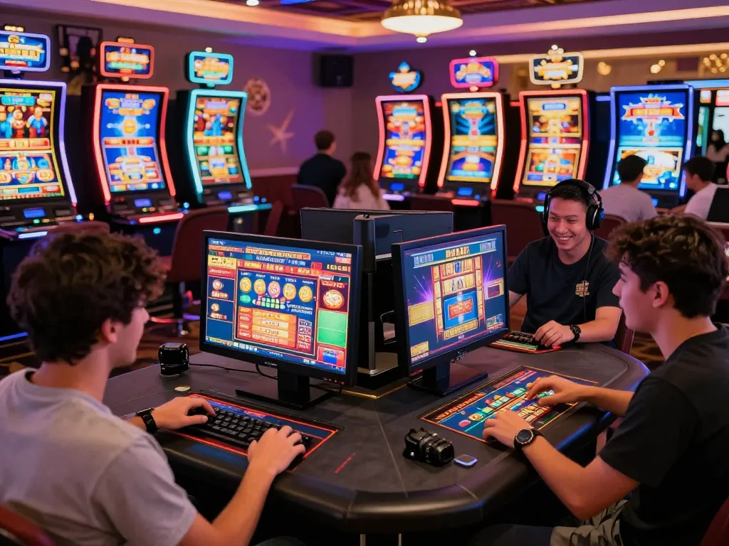 Exciting online gaming experience featuring link tải b52club mới nhất with players at virtual casino.