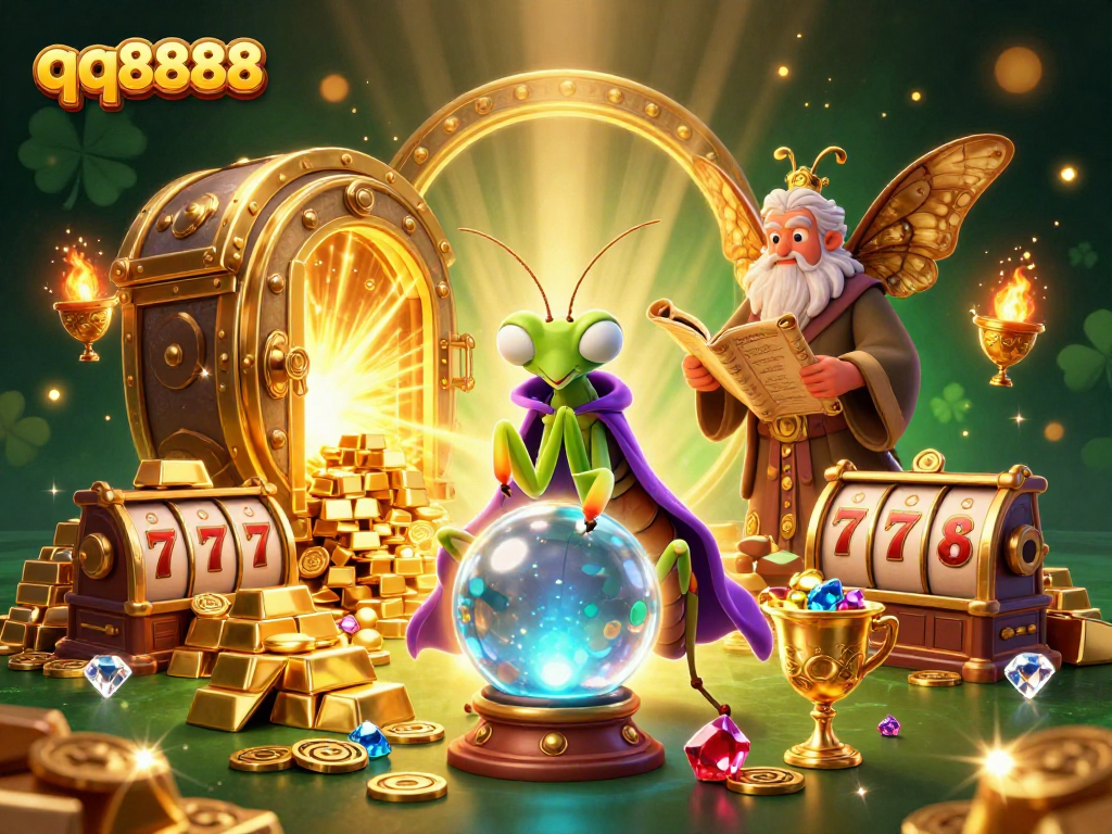 Engage with qq8888's delightful 3D digital casino adventure featuring vibrant treasures and mystical characters.