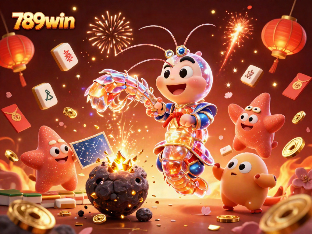 Experience thrilling gameplay at 789win with a vibrant 3D casino scene brimming with action.