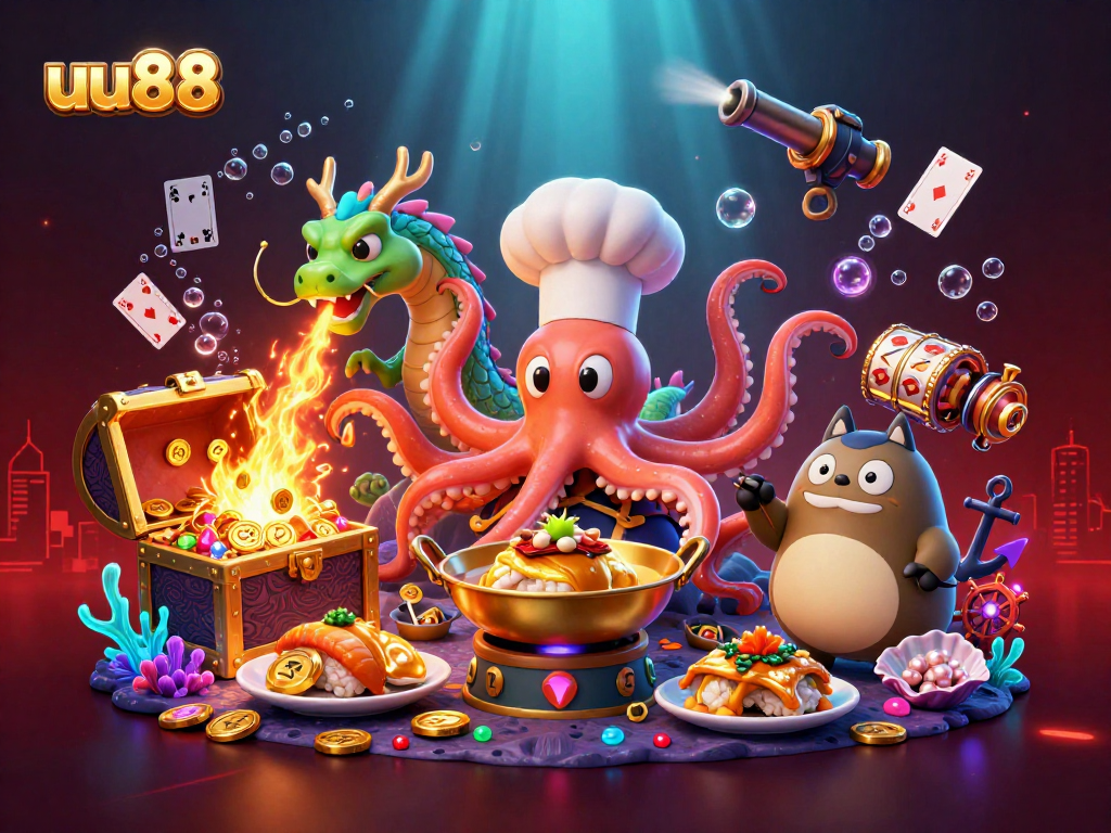 Experience thrilling gaming with uu88 featuring vibrant characters and dynamic casino elements.