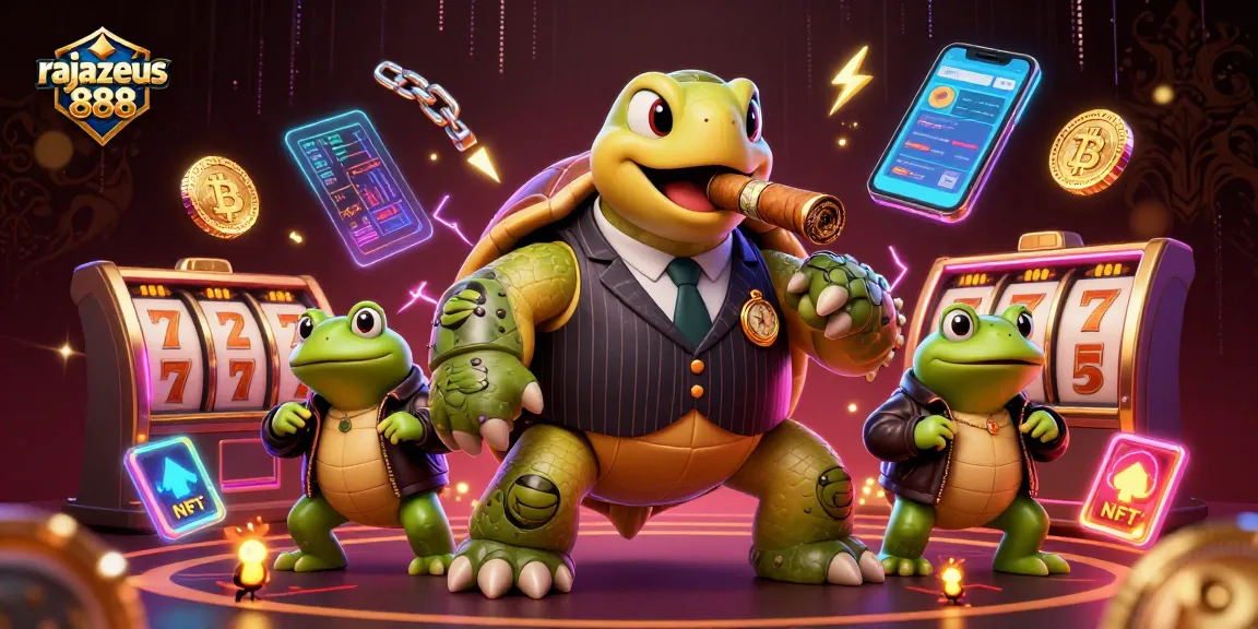 Engage with rajazeus 888 and experience exciting slot reels with vibrant characters in a rich casino scene.