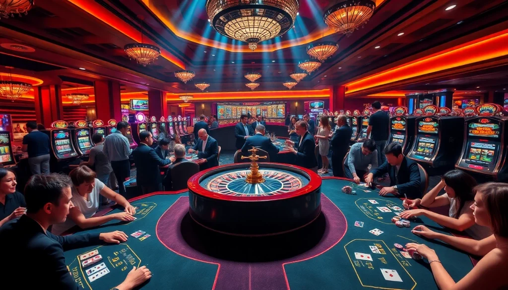 Players engaging at the roulette wheel, capturing the excitement of gambling at https://11win12.com/.